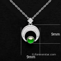 Sun at Moon Jade Pendant